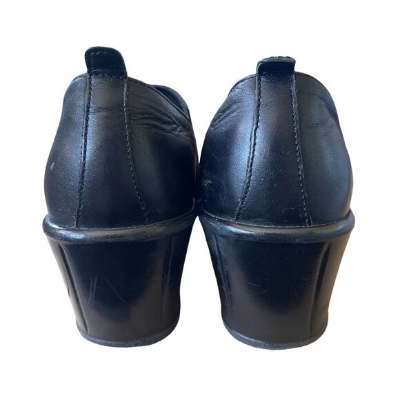 Dansko Womens 7.5 Aubrey Leather COMFORT Shoes Slip On Work Clogs Black 38 - Picture 4 of 6